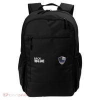 Police Blue Line US Flag Police Shield Blue Lives Matter Backpack thumb 0