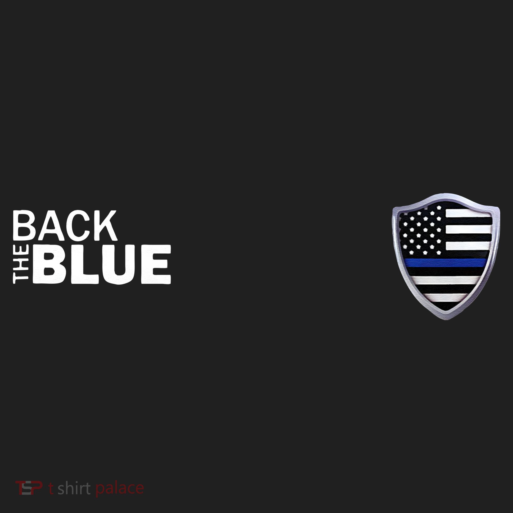 Police Blue Line US Flag Police Shield Blue Lives Matter Beanie