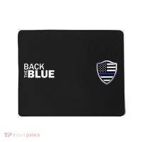 Police Blue Line US Flag Police Shield Blue Lives Matter Mousepad thumb 0