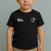 Police Blue Line US Flag Police Shield Blue Lives Matter Toddler T-Shirt thumb 2