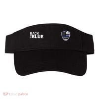 Police Blue Line US Flag Police Shield Blue Lives Matter Visor thumb 0