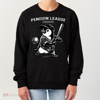 Penguin Baseball League Women's Sweatshirt