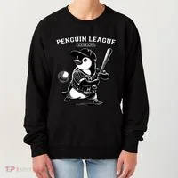 Penguin Baseball League Women's Sweatshirt thumb 0
