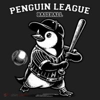 Penguin Baseball League Women's Sweatshirt thumb 2