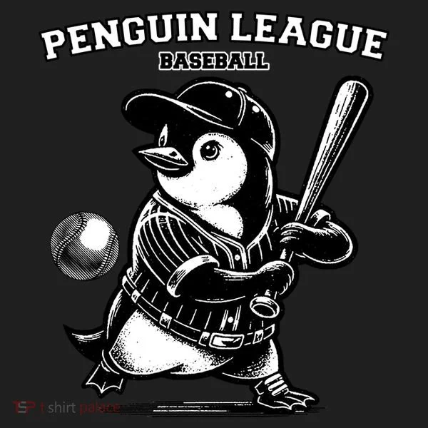 Penguin Baseball League Women's Sweatshirt