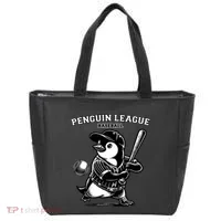 Penguin Baseball League Tote Bag thumb 0