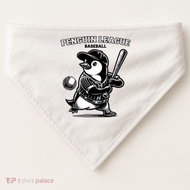 Penguin Baseball League USA-Made Doggie Bandana