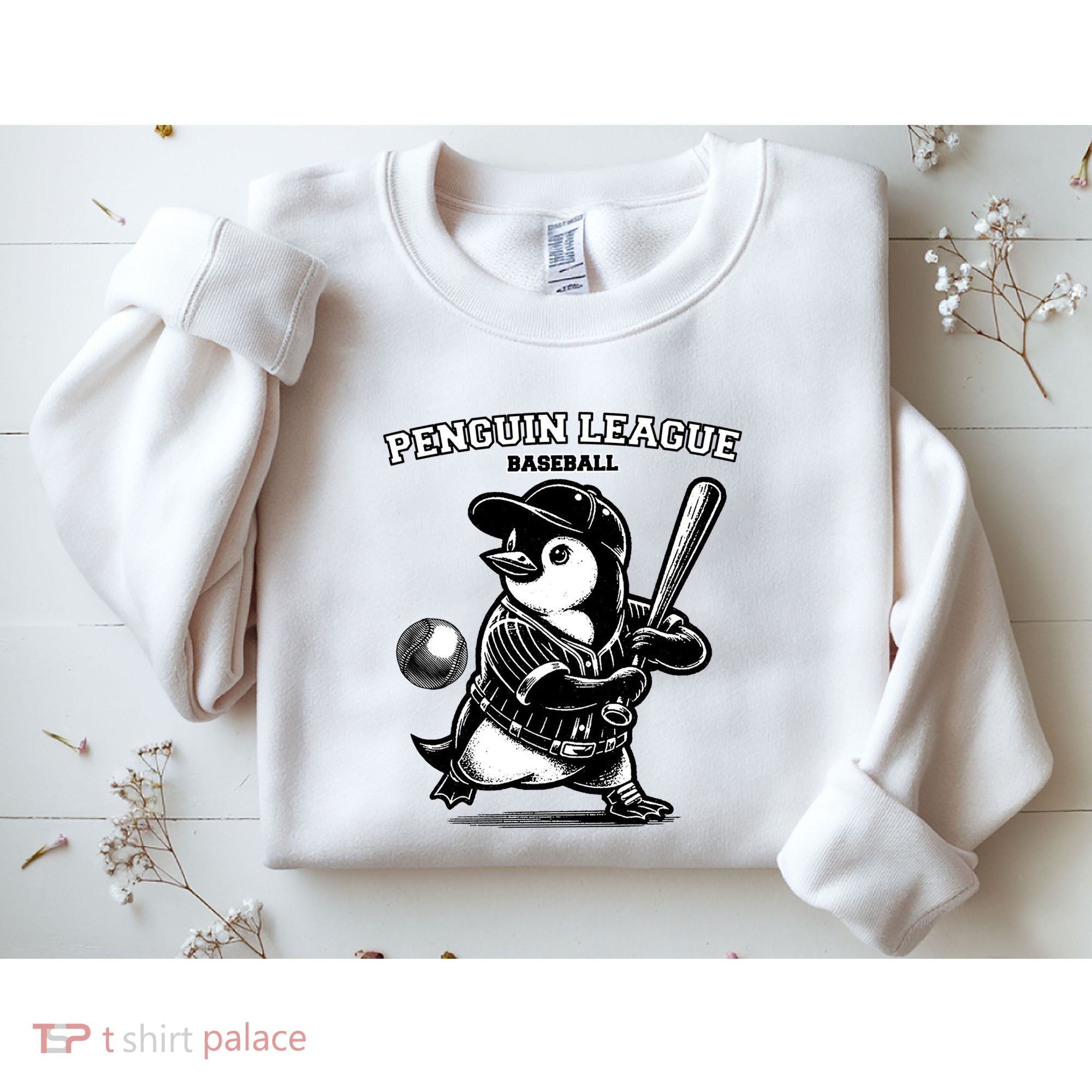 Penguin Baseball League Sweatshirt