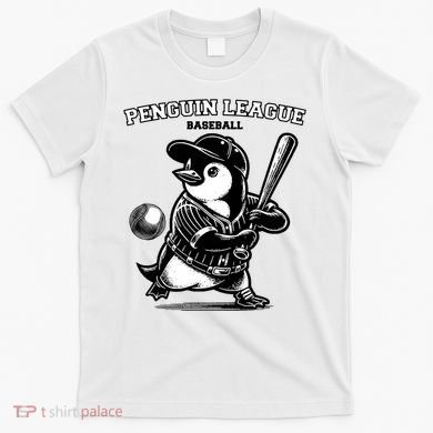 Penguin Baseball League T-Shirt