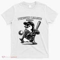 Penguin Baseball League T-Shirt thumb 0