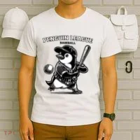 Penguin Baseball League T-Shirt thumb 6