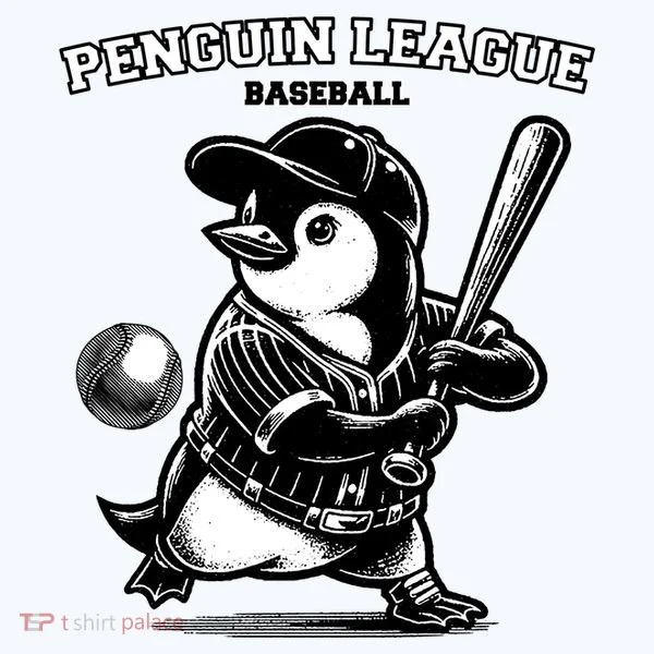 Penguin Baseball League Bucket Hat