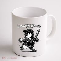 Penguin Baseball League Coffee Mug thumb 1