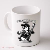 Penguin Baseball League Coffee Mug thumb 0