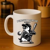 Penguin Baseball League Coffee Mug thumb 4