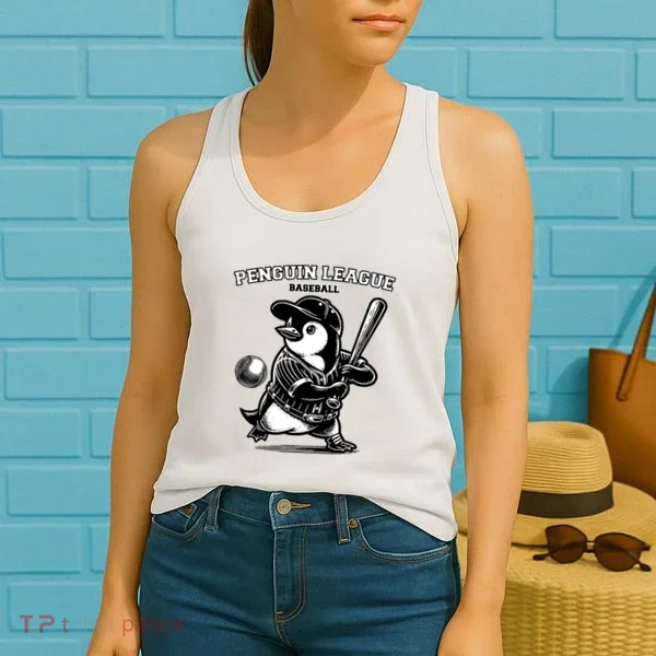 Penguin Baseball League Women's Tank Top