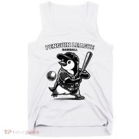 Penguin Baseball League Tank Top thumb 0