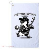 Penguin Baseball League Golf Towel thumb 0