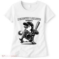 Penguin Baseball League Women's T-Shirt thumb 0