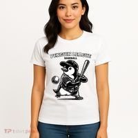 Penguin Baseball League Women's T-Shirt thumb 4