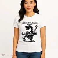 Penguin Baseball League Women's T-Shirt thumb 4