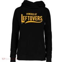 Powered By Leftovers Womens Funnel Neck Pullover Hood thumb 0