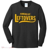 Powered By Leftovers Kids Long Sleeve Shirt thumb 0