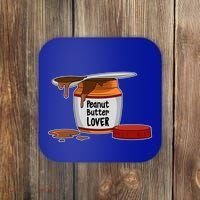 Peanut Butter Lover Costume Peanut Butter Cute Gift Coaster thumb 0