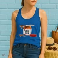 Peanut Butter Lover Costume Peanut Butter Cute Gift Women's Tank Top thumb 2