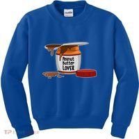 Peanut Butter Lover Costume Peanut Butter Cute Gift Kids Sweatshirt thumb 0
