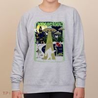 Paranormal Bigfoot Loch Ness Mothman Aliens Women's Sweatshirt thumb 0