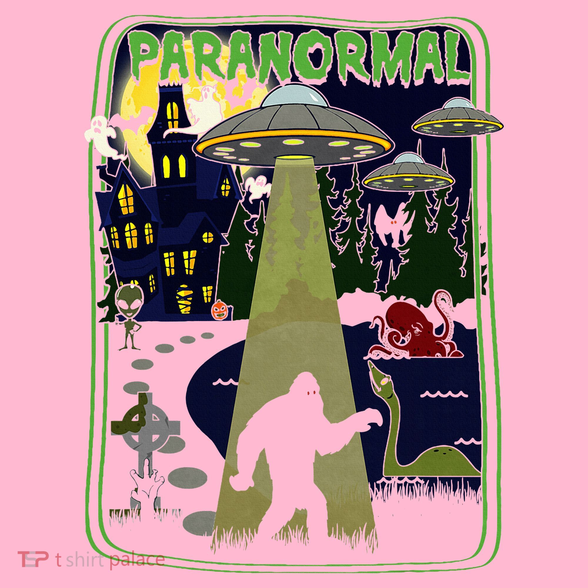 Paranormal Bigfoot Loch Ness Mothman Aliens Coaster
