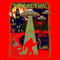 Paranormal Bigfoot Loch Ness Mothman Aliens Santa Hat thumb 1