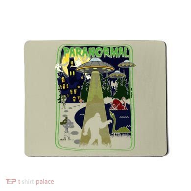 Paranormal Bigfoot Loch Ness Mothman Aliens Mousepad