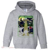 Paranormal Bigfoot Loch Ness Mothman Aliens Toddler Hoodie thumb 0