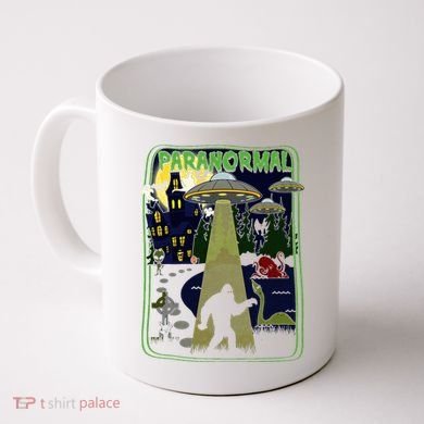 Paranormal Bigfoot Loch Ness Mothman Aliens Coffee Mug