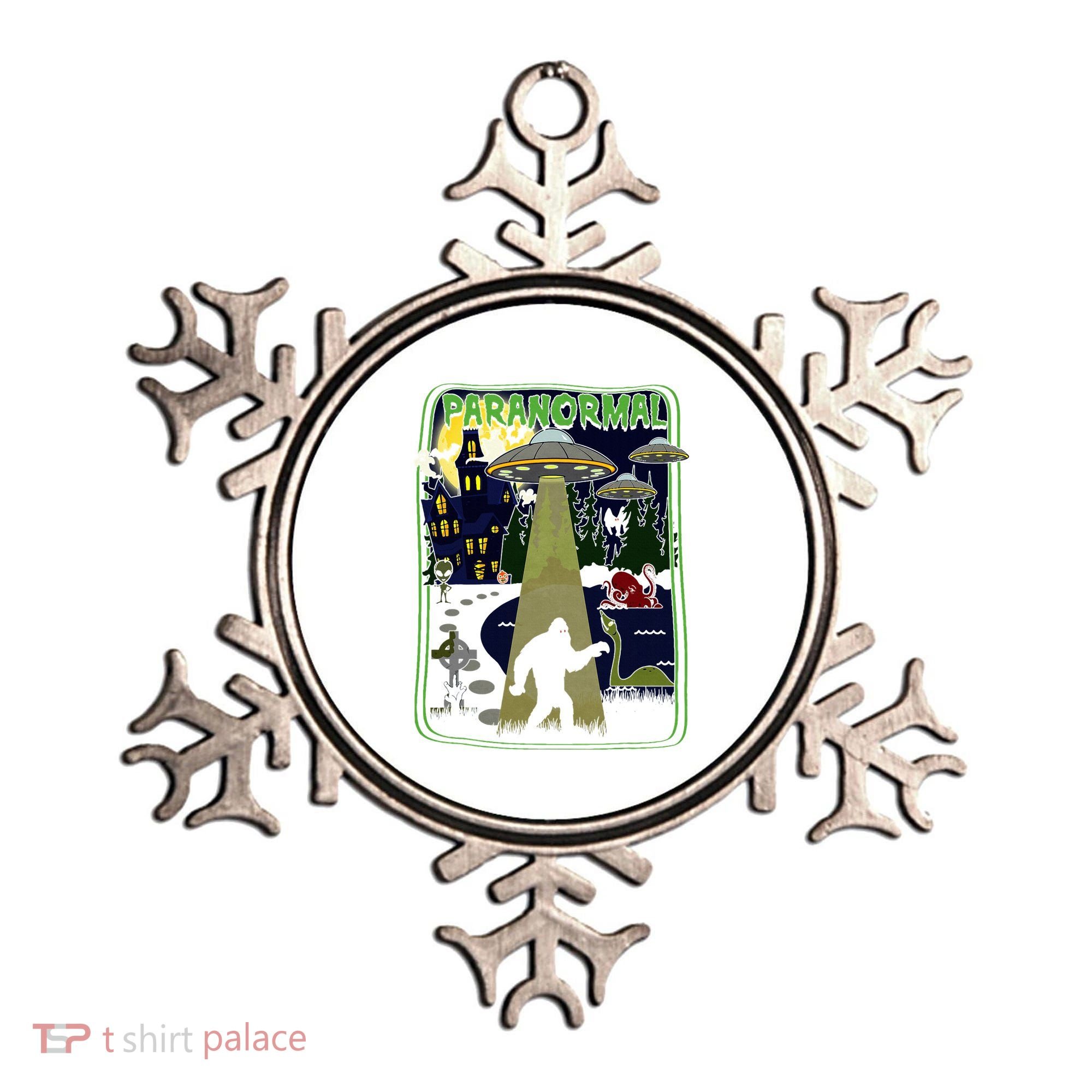 Paranormal Bigfoot Loch Ness Mothman Aliens Ornament