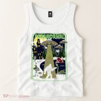 Paranormal Bigfoot Loch Ness Mothman Aliens Tank Top thumb 2