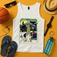 Paranormal Bigfoot Loch Ness Mothman Aliens Tank Top thumb 4