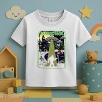 Paranormal Bigfoot Loch Ness Mothman Aliens Toddler T-Shirt thumb 3