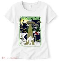 Paranormal Bigfoot Loch Ness Mothman Aliens Women's T-Shirt thumb 0