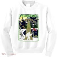 Paranormal Bigfoot Loch Ness Mothman Aliens Kids Sweatshirt thumb 0