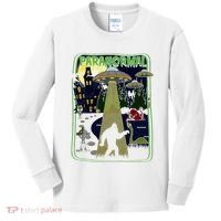 Paranormal Bigfoot Loch Ness Mothman Aliens Kids Long Sleeve Shirt thumb 0