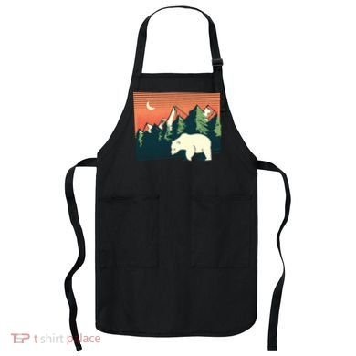 Polar Bear Landscape Apron