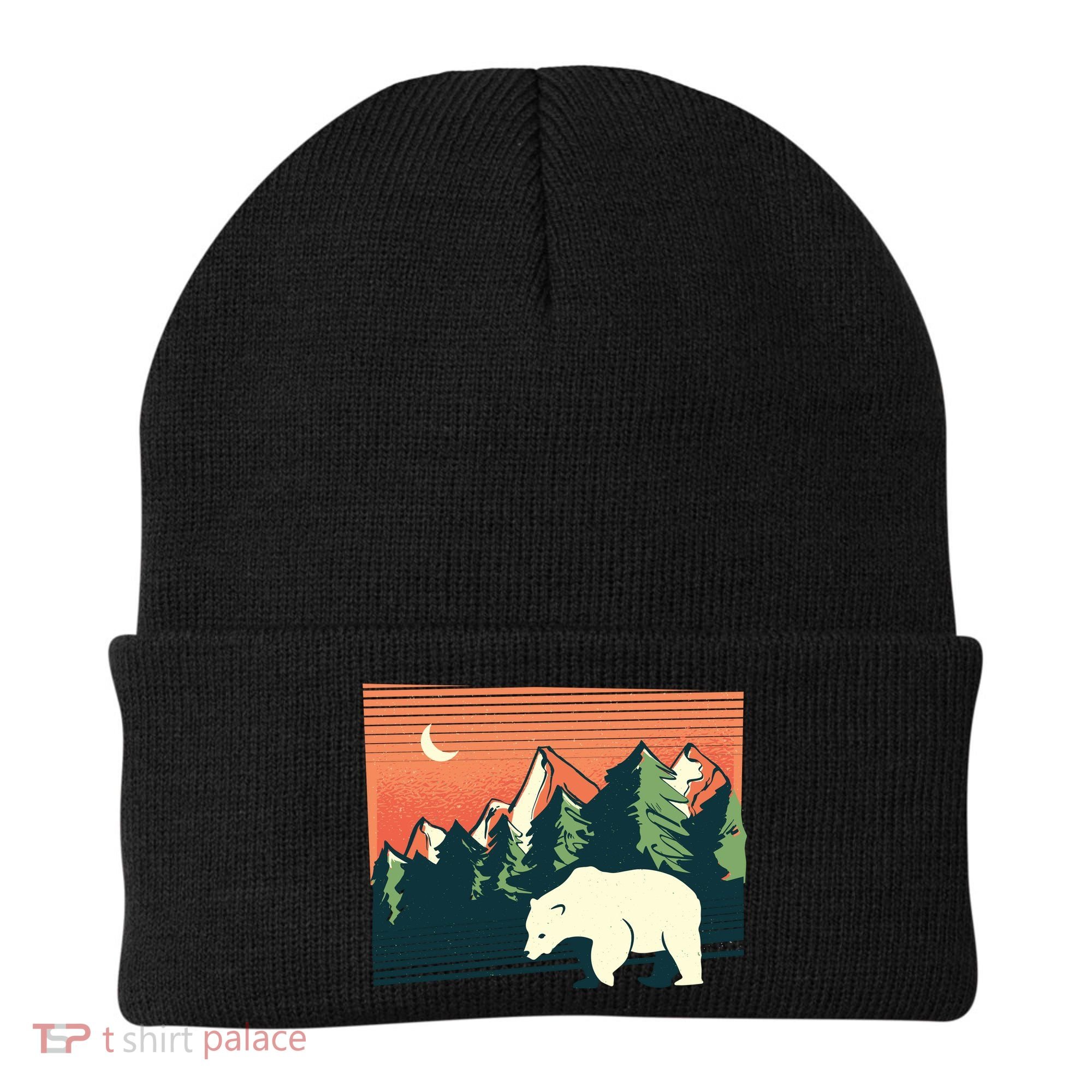 Polar Bear Landscape Beanie