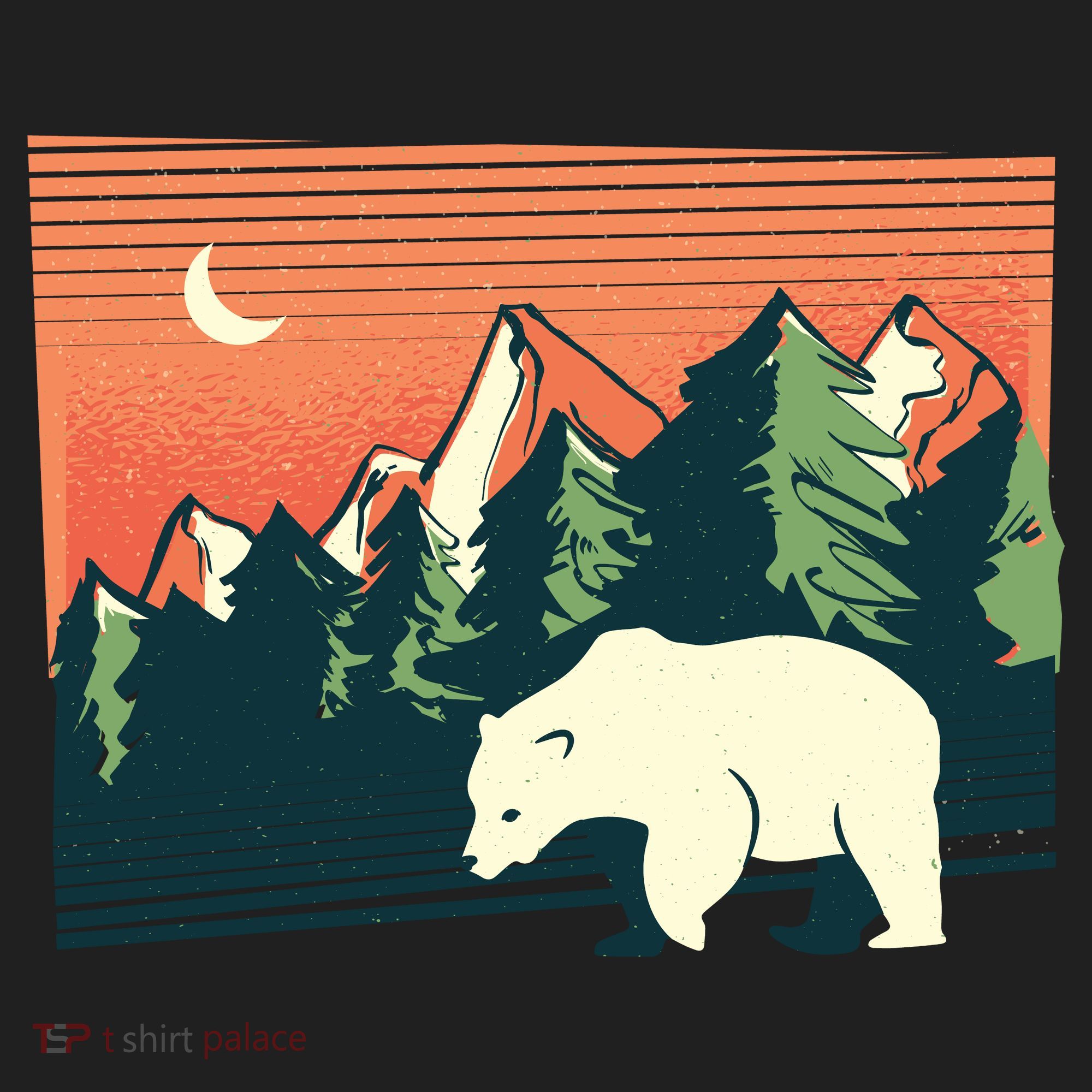 Polar Bear Landscape Beanie