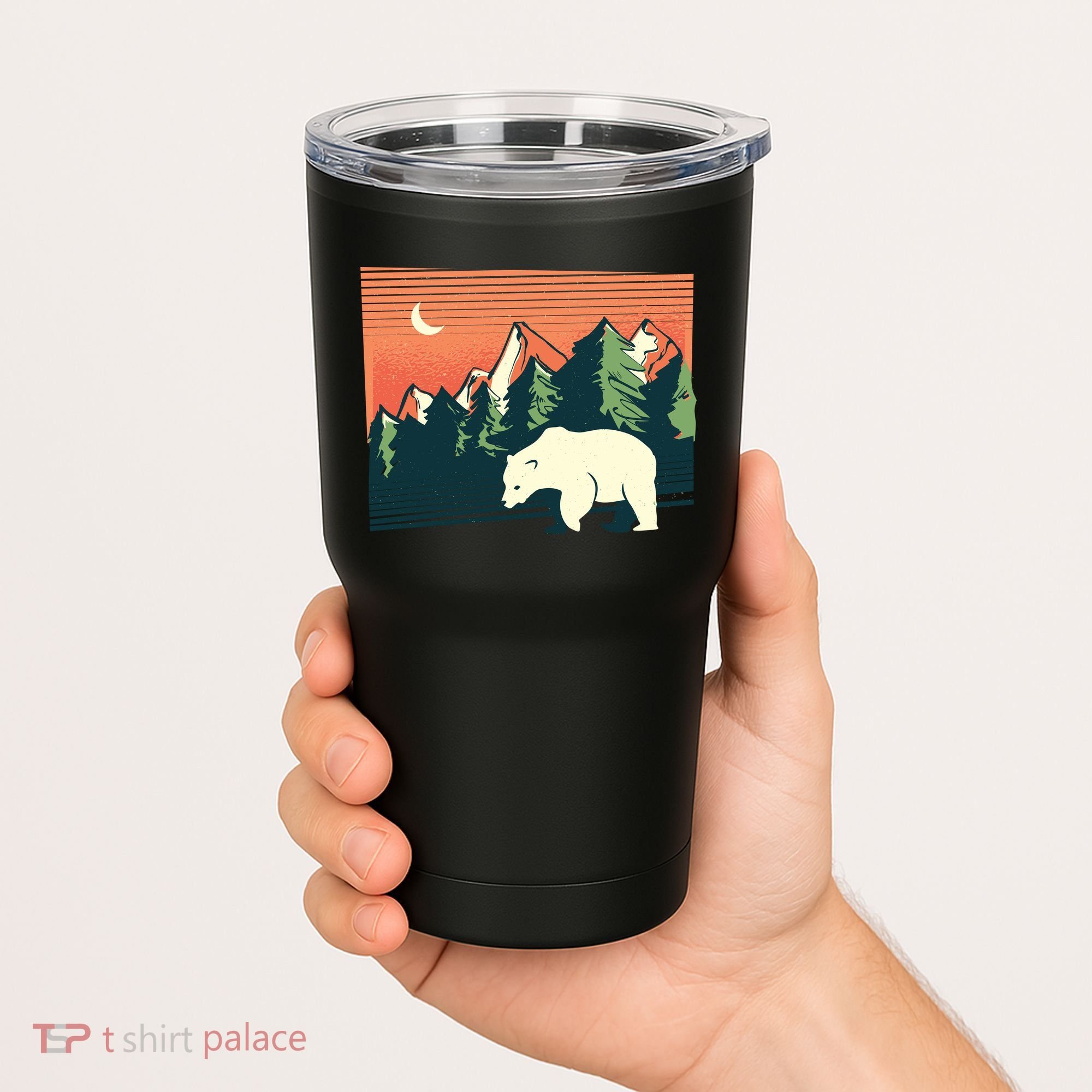 Polar Bear Landscape Tumbler