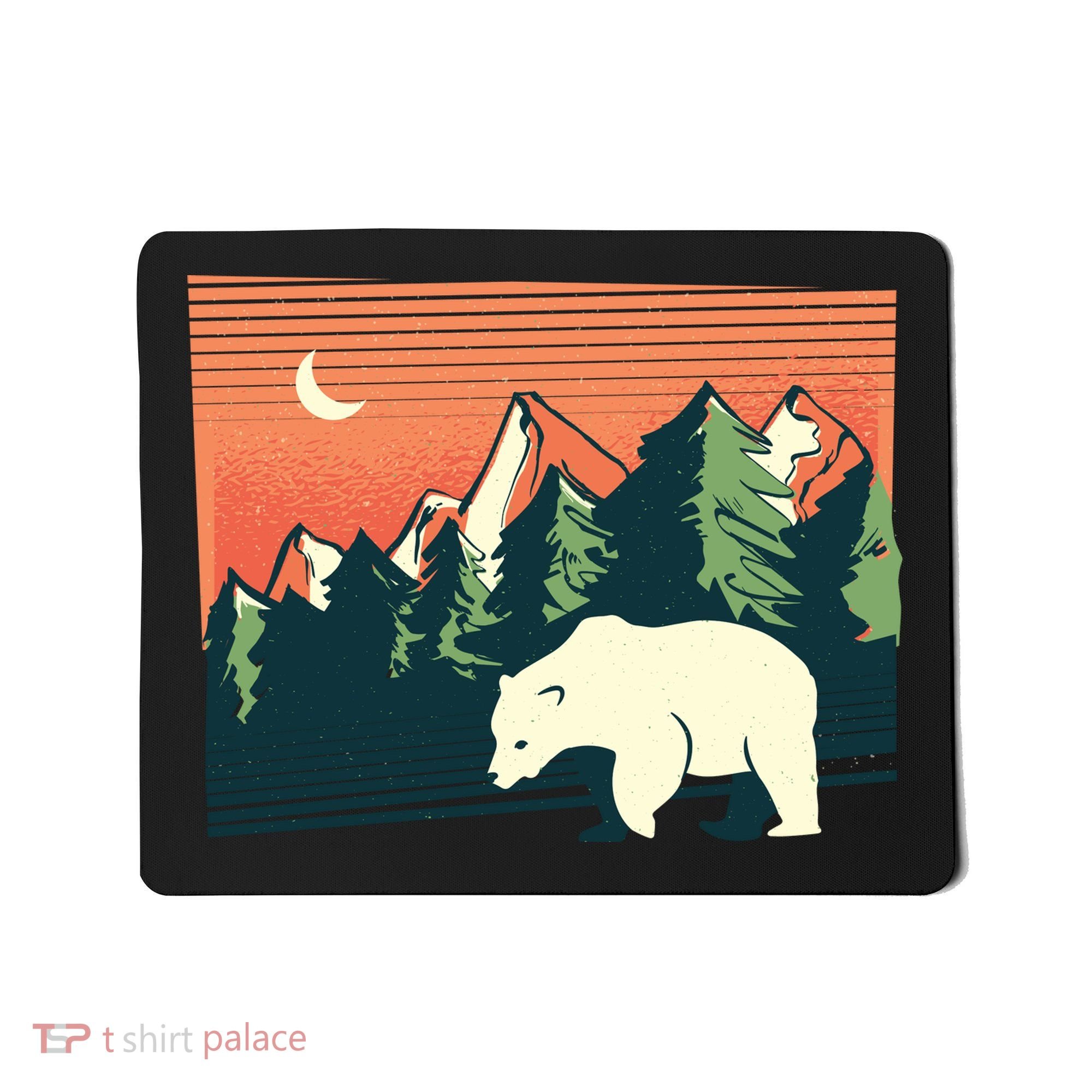 Polar Bear Landscape Mousepad