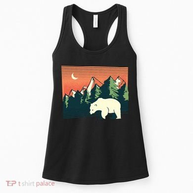 Polar Bear Landscape Women's Tank Top