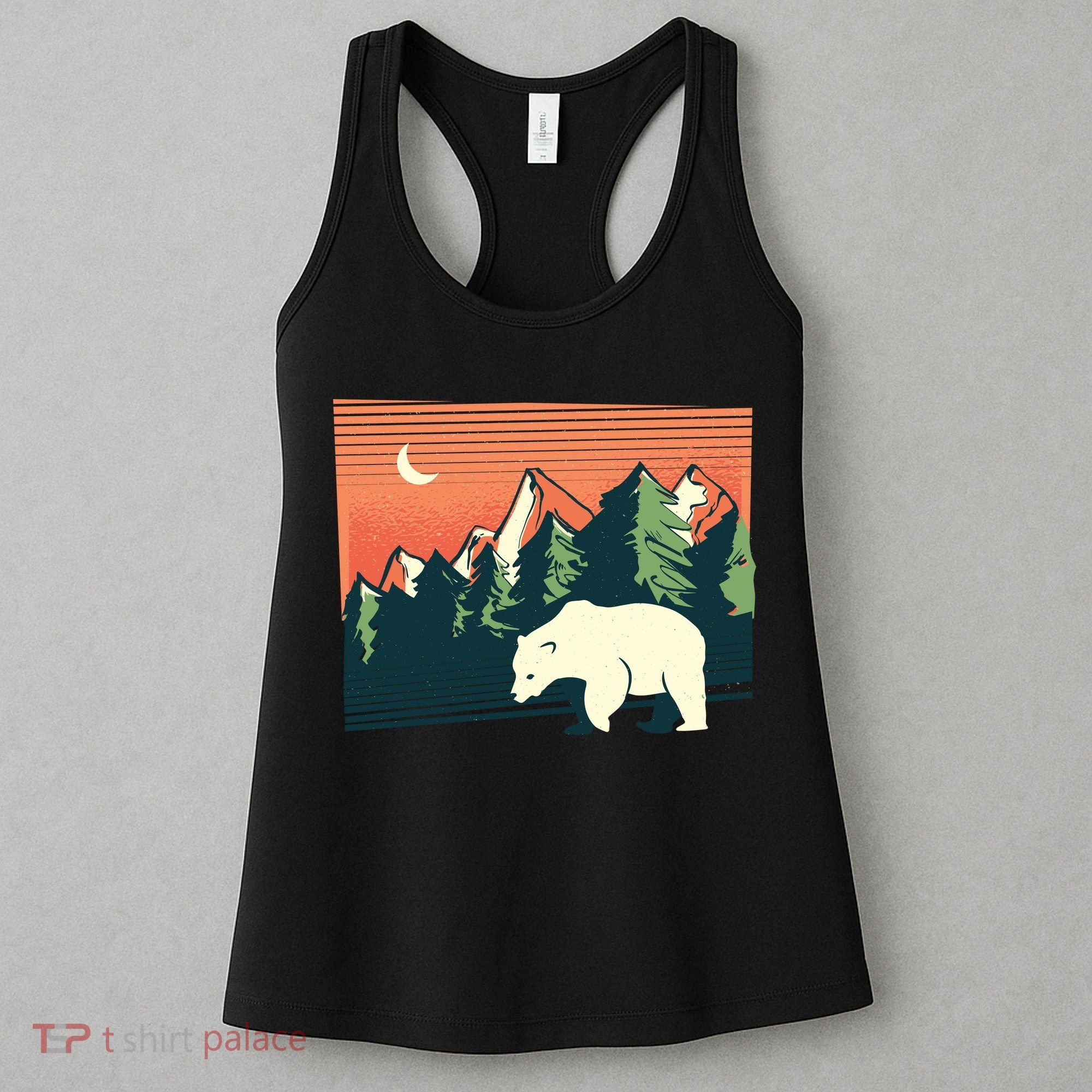 Polar Bear Landscape Women's Tank Top